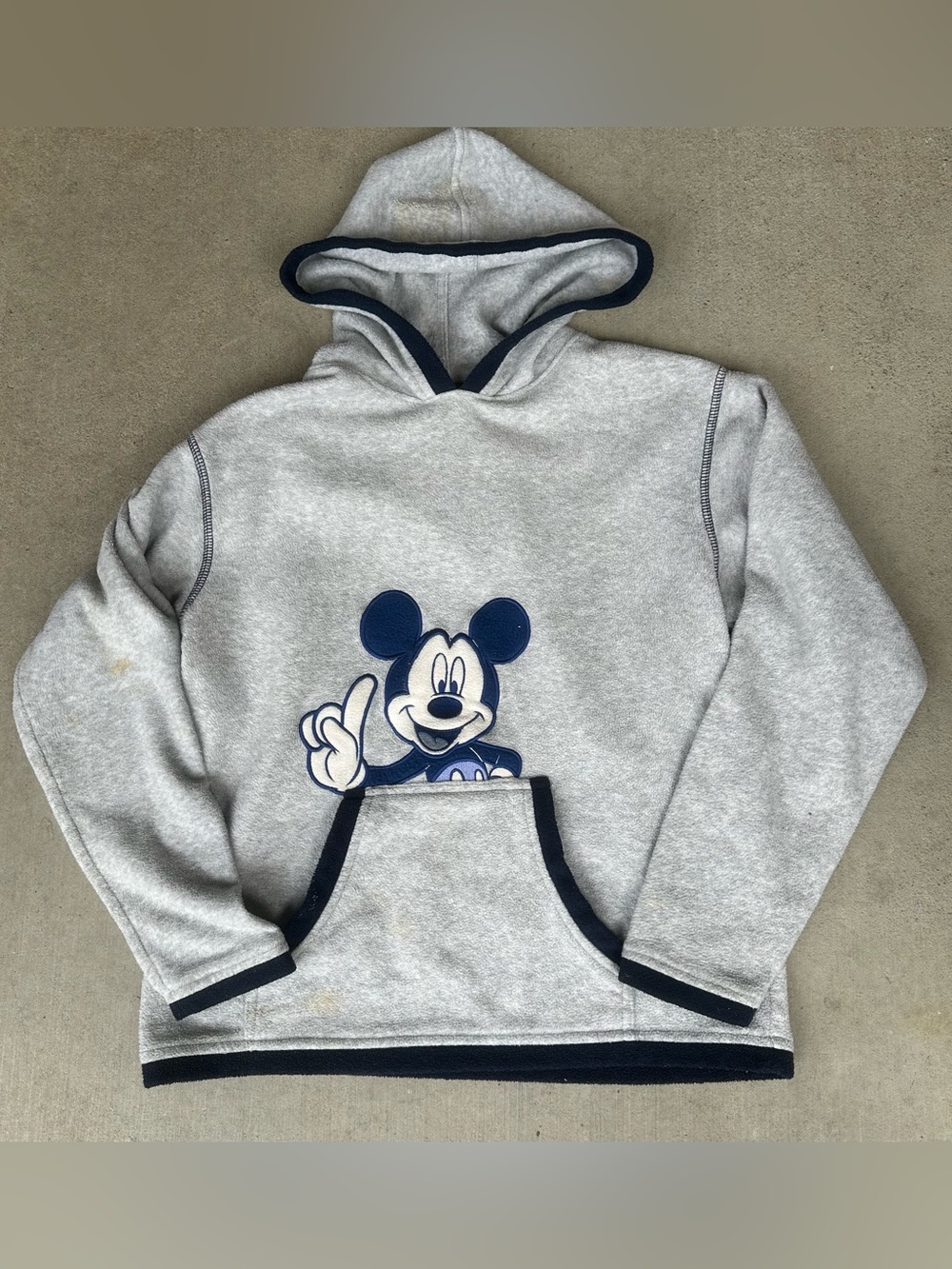 Vintage Mickey Unlimited 1990s Mickey Mouse Fleece Pullover Hoodie Size Small